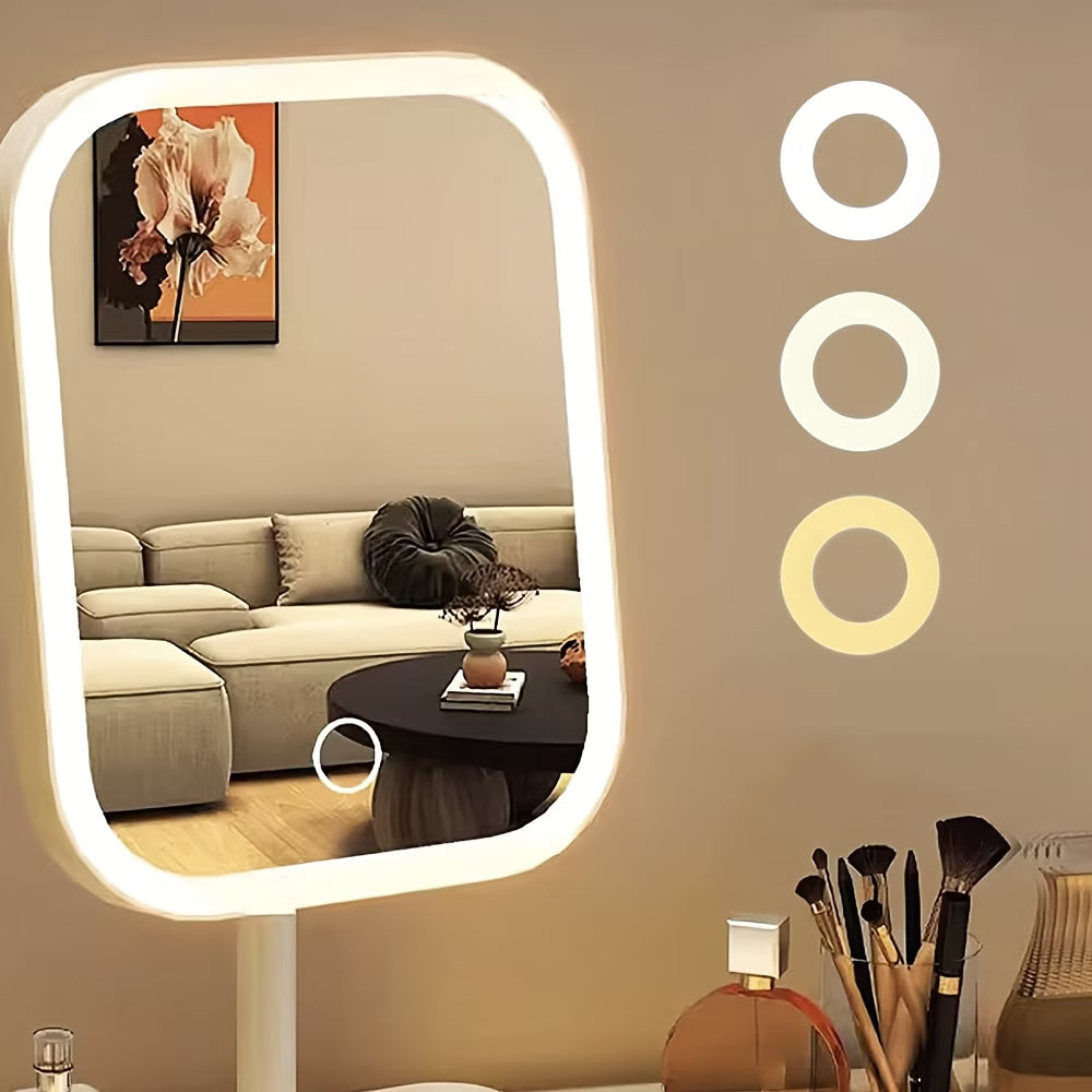 LED Makeup Mirror – Touch Control Vanity Mirror with Adjustable Lighting