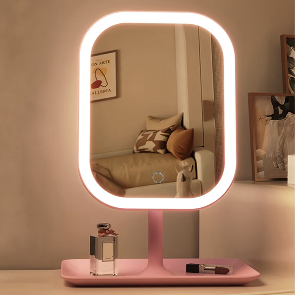 LED Makeup Mirror – Touch Control Vanity Mirror with Adjustable Lighting