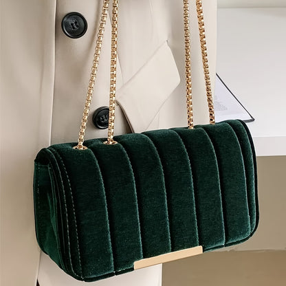 Elegant Crossbody Bag – Minimal Chain Shoulder Bag for Everyday Style