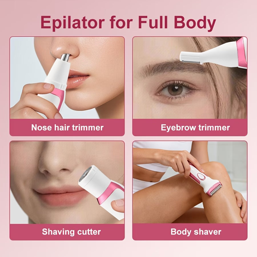 4-in-1 Precision Beauty Trimmer – Face, Eyebrow & Body Grooming Kit
