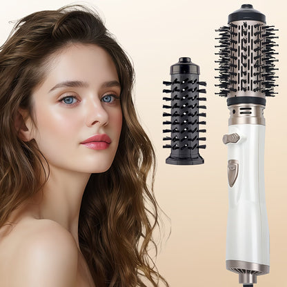 3-in-1 Hot Air Styler Brush – Volumizing, Straightening & Curling Tool