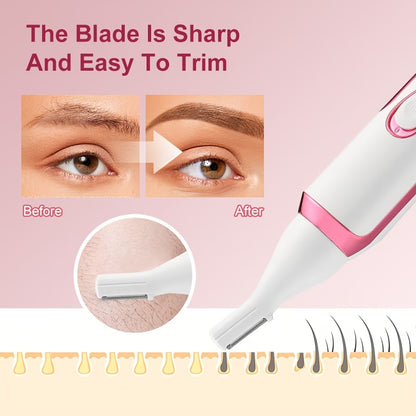 4-in-1 Precision Beauty Trimmer – Face, Eyebrow & Body Grooming Kit