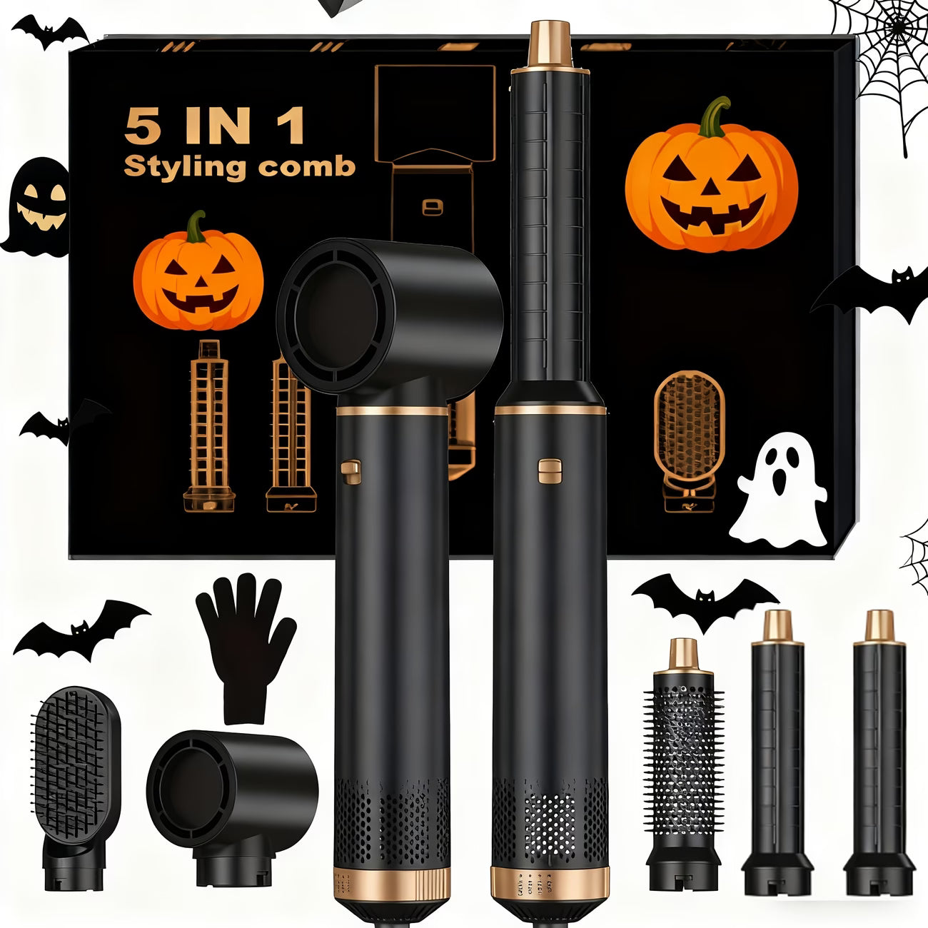 5-in-1 Professional Air Styler – Multi-Function Hair Dryer & Curling System