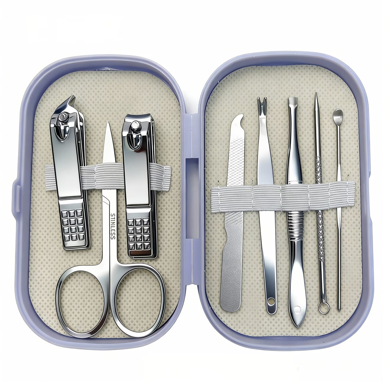 Professional Nail Care Set – Complete Manicure & Pedicure Kit with Travel Case