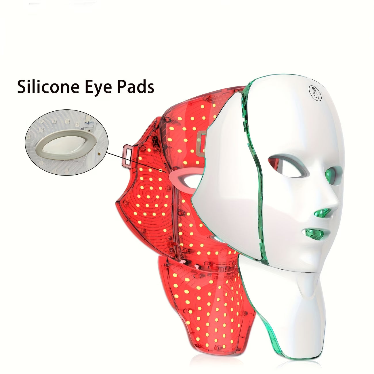 LED Face & Neck Therapy Mask – Advanced 7 Color Light Skincare System