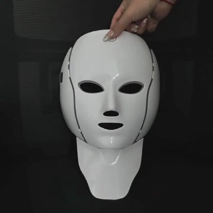 LED Face & Neck Therapy Mask – Advanced 7 Color Light Skincare System